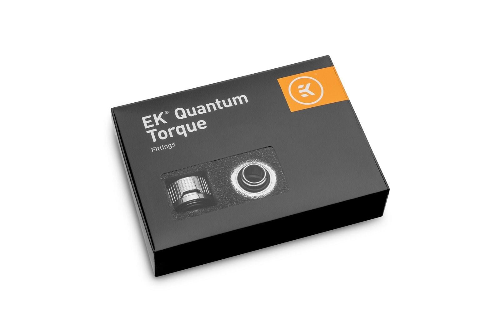 Vandkøling fittings EK Water Blocks EK-Quantum Torque HDC 16 - pakke med 6, sølv billede