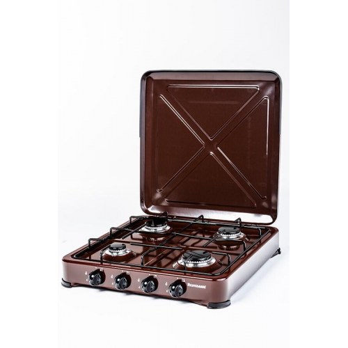 Gas kogeplade bordmodel Ravanson K-04BR – 4 zoner, bronze