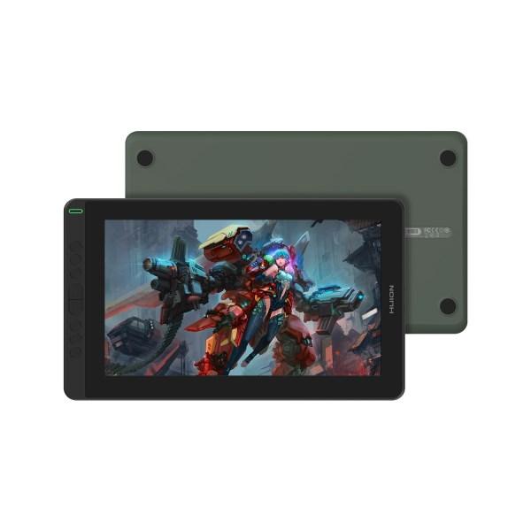 Tegneskærm HUION Kamvas 13 - grøn, 13,3" Full HD, 8192 trykniveauer