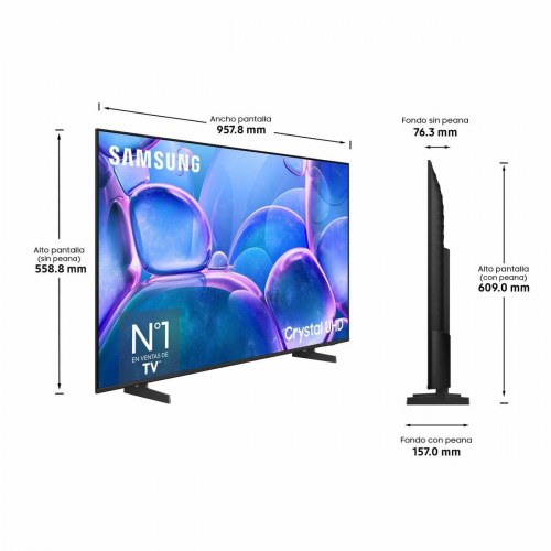 TV 43" 4K Ultra HD Samsung Crystal UHD (TU43U7025)