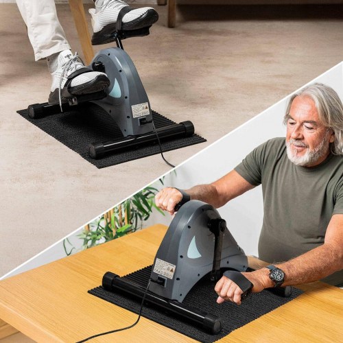 Motionscykel med elektriske pedaler - Velora 3000, inkl. måtte og fjernbetjening