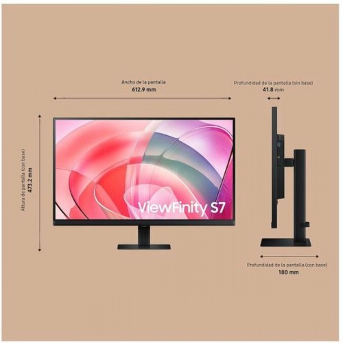 Skærm 32" 4K Ultra HD - Samsung ViewFinity S7 (VA, 100 Hz)