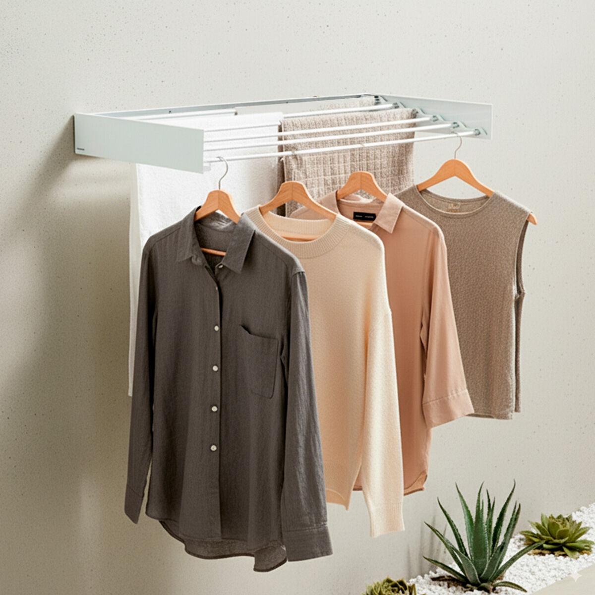 Tørrestativ til væg - Dryva 100, foldbart og udtrækkeligt