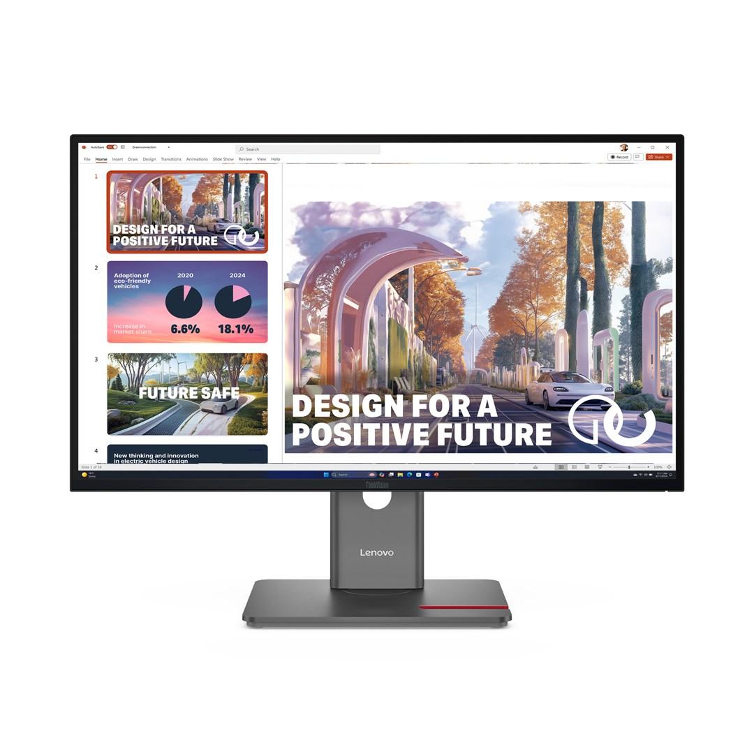 Skærm 27" Lenovo ThinkVision P27QD-40 - QHD 120 Hz, IPS, sort