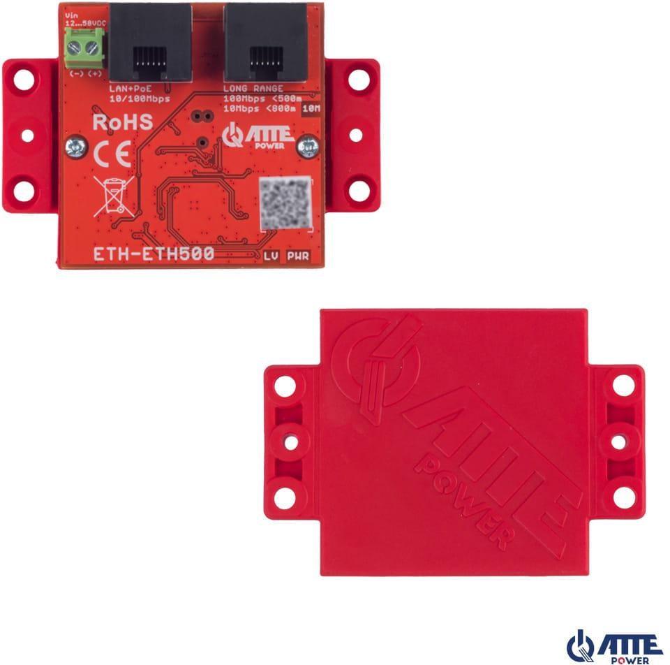 Mediekonverter – Atte ETH‑ETH500‑SET converter kit
