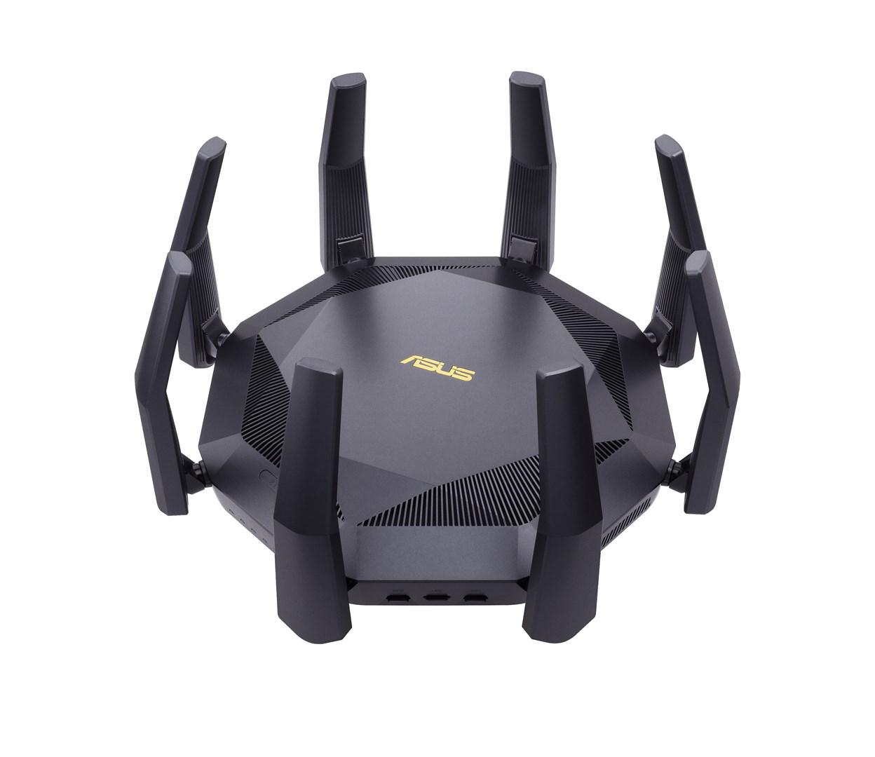Wi‑Fi 6 router ASUS RT‑AX89X AX6000 AiMesh dual‑band - sort billede