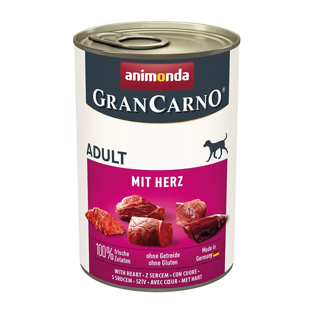 Hundefoder vådfoder animonda GranCarno Adult med hjerte – 400 g