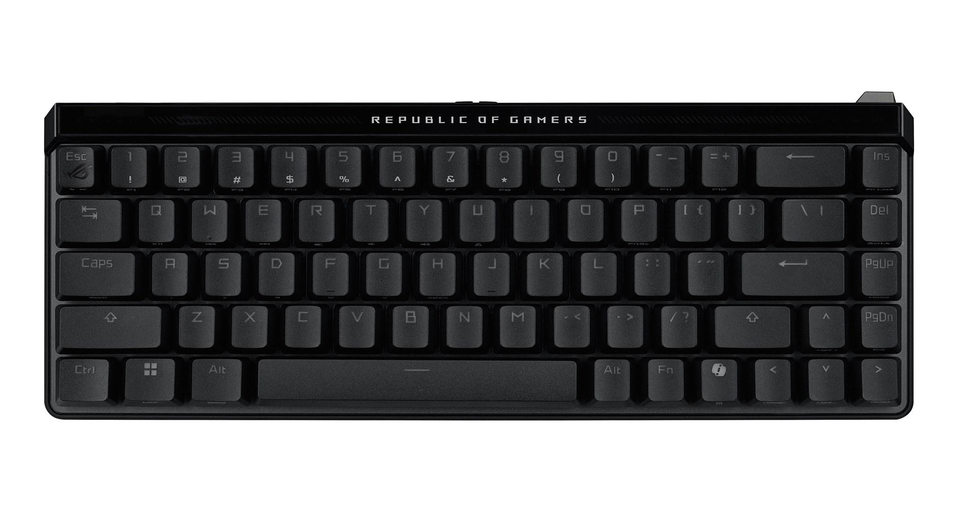 Gaming tastatur ASUS ROG Falchion Ace HFX, kablet, QWERTZ tysk, sort billede