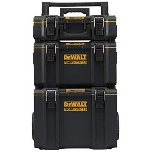 Værktøjskassesæt på vogn DeWALT ToughSystem 2.0 – sort/gul
