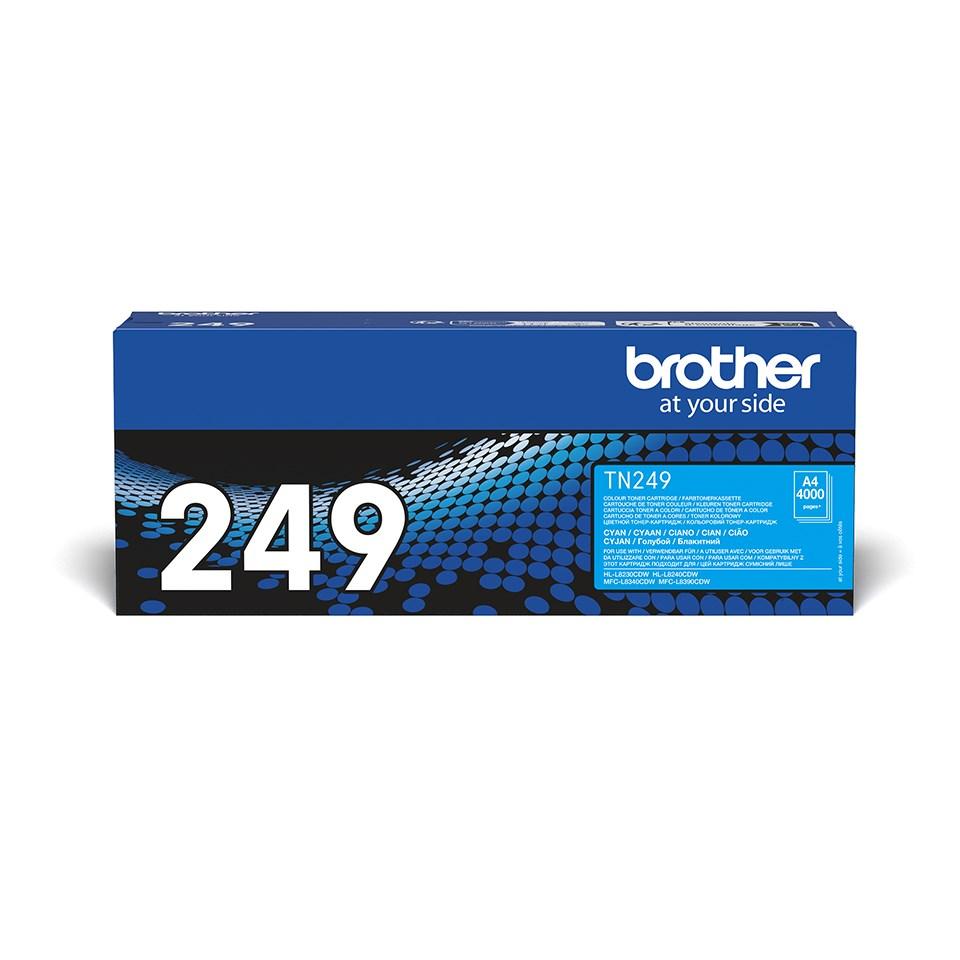 Tonerpatron Brother TN-249C - Cyan, original, 4.000 sider