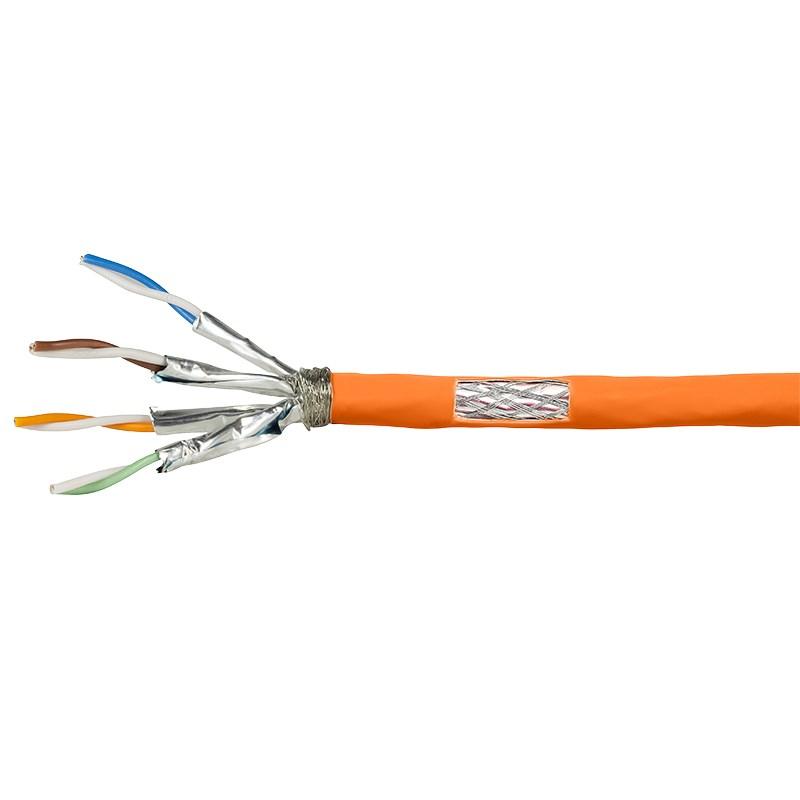 Netværkskabel Cat7 S/FTP - LogiLink - Orange 100 m LSZH billede