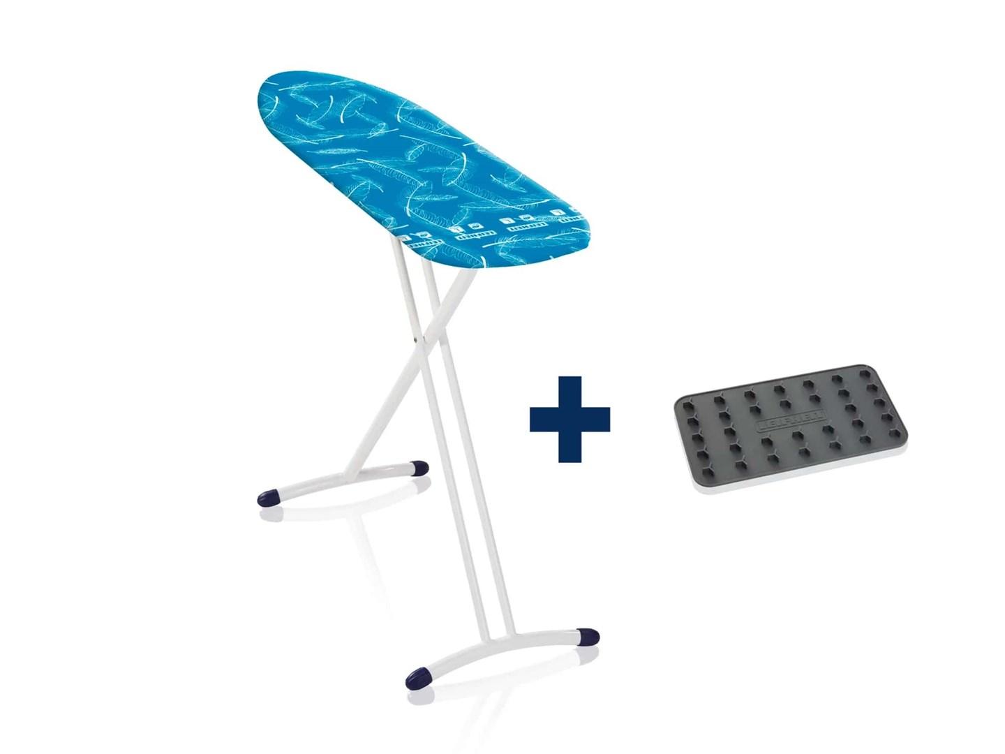 Strygebræt LEIFHEIT L Solid Shoulder 72698 - hvid/blå