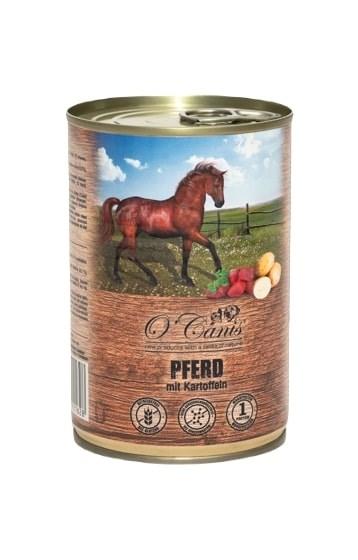 Hundefoder vådfoder O’Canis – hest med kartoffel, 400 g