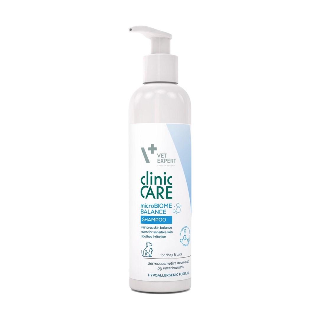 Shampoo til hund og kat – VetExpert Clinic Care microBiome Balance 250 ml