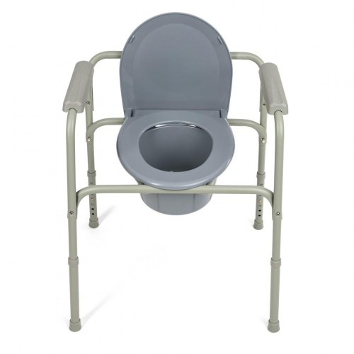 Toiletstol med armlæn Timago TGR-R KT-S 668 - justerbar, grå
