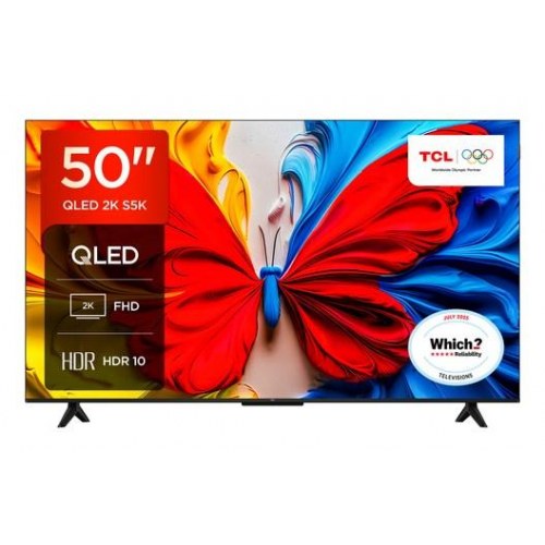 Smart TV TCL 50" Full HD QLED (Android TV) – sort