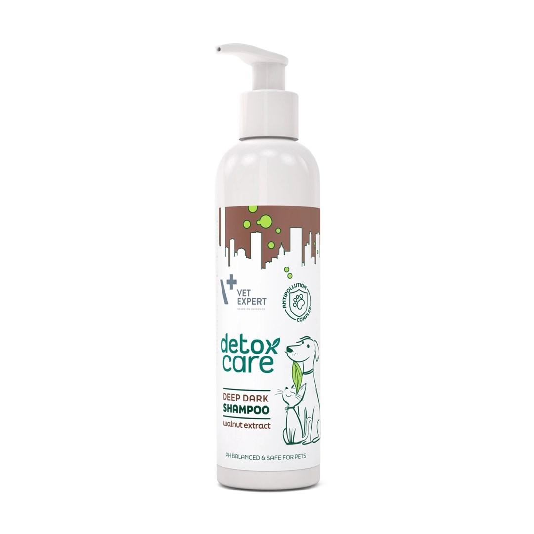 VETEXPERT Detox Care Deep Dark Shampoo – shampoo til hunde og katte – 250 ml