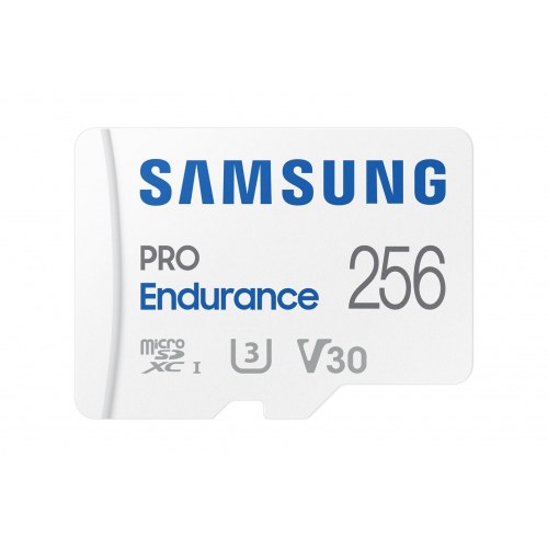 MicroSD-kort Samsung PRO Endurance 256 GB MicroSDXC UHS-I Class 10 V30