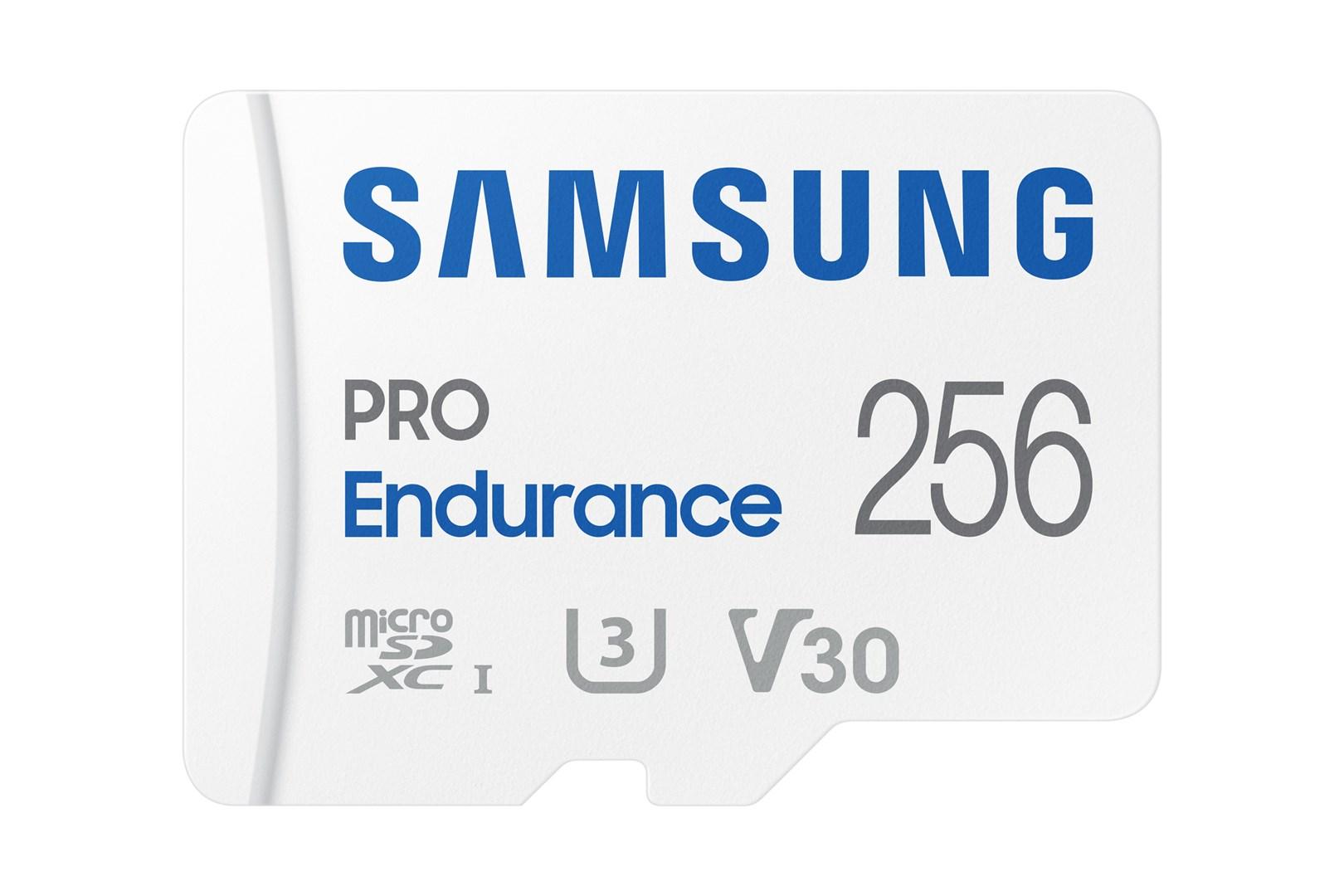 MicroSD-kort Samsung PRO Endurance 256 GB MicroSDXC UHS-I Class 10 V30