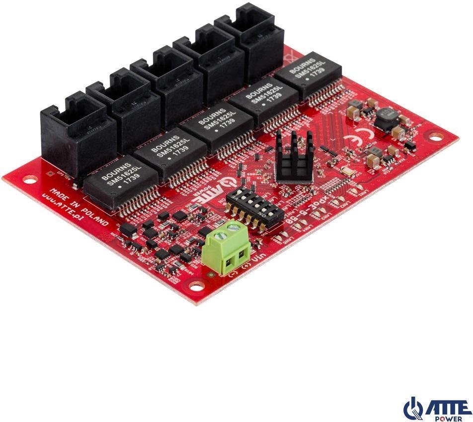 Netværksswitch 5-port PoE - Atte xPoE-5-50-OF
