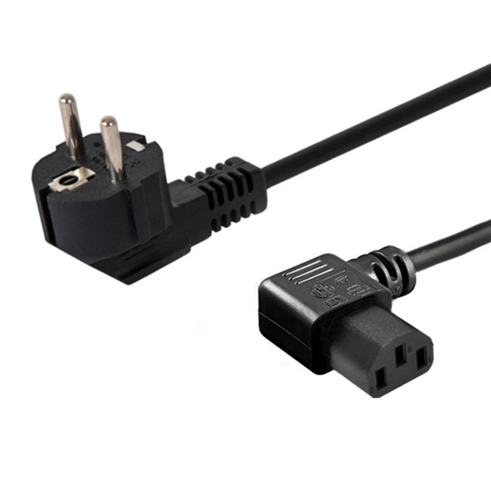 Strømkabel Schuko til IEC C13, 1,2 m – Savio CL-115 billede