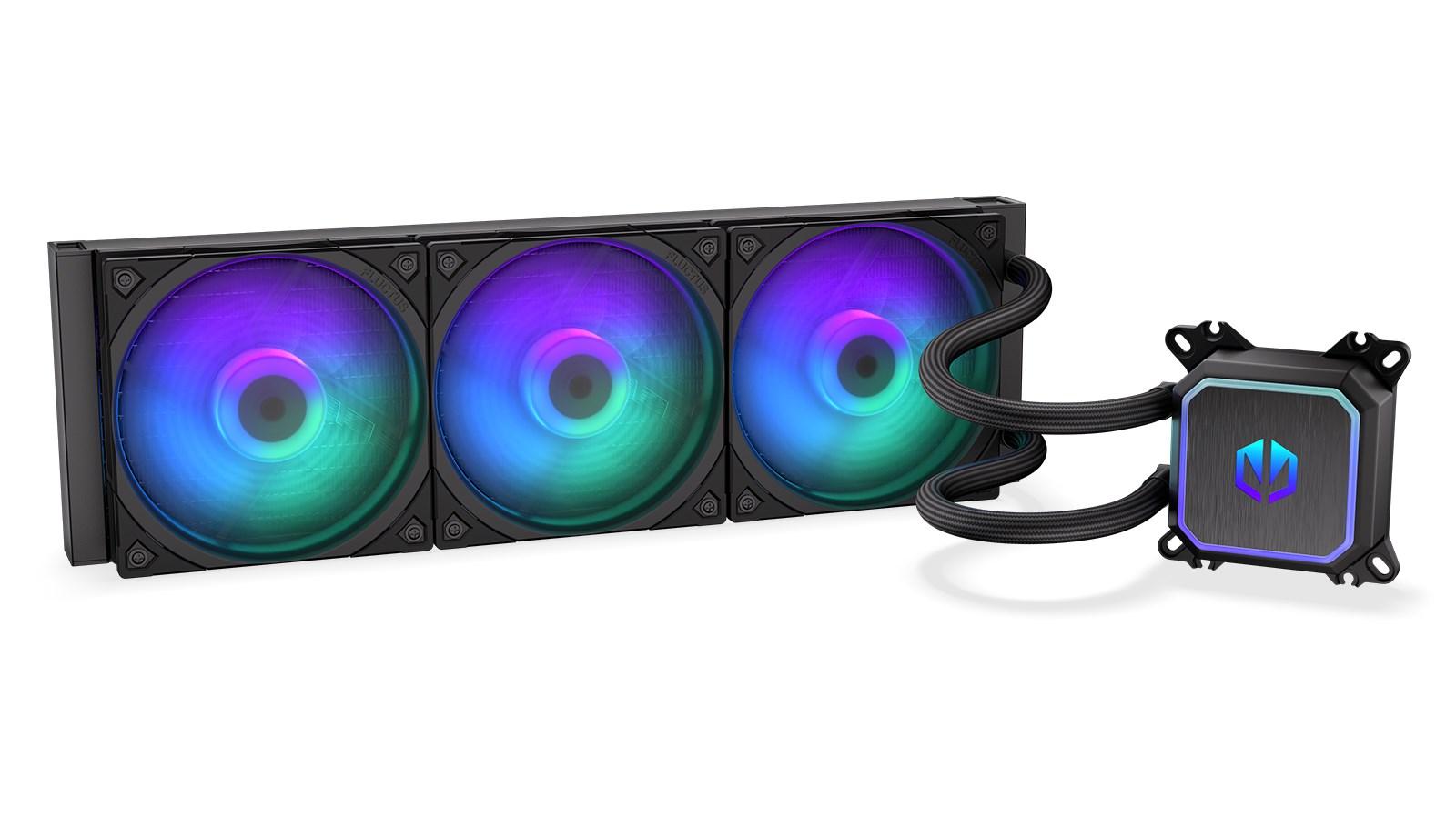 CPU vandkøler ENDORFY Navis F360 ARGB - sort, 360 mm, AIO billede