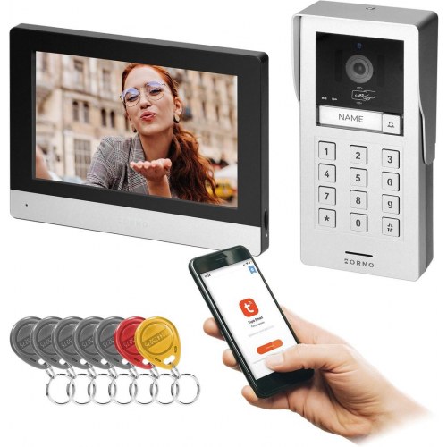 Video dørtelefon 2-leder ORNO OR-VID-MA-1080/B