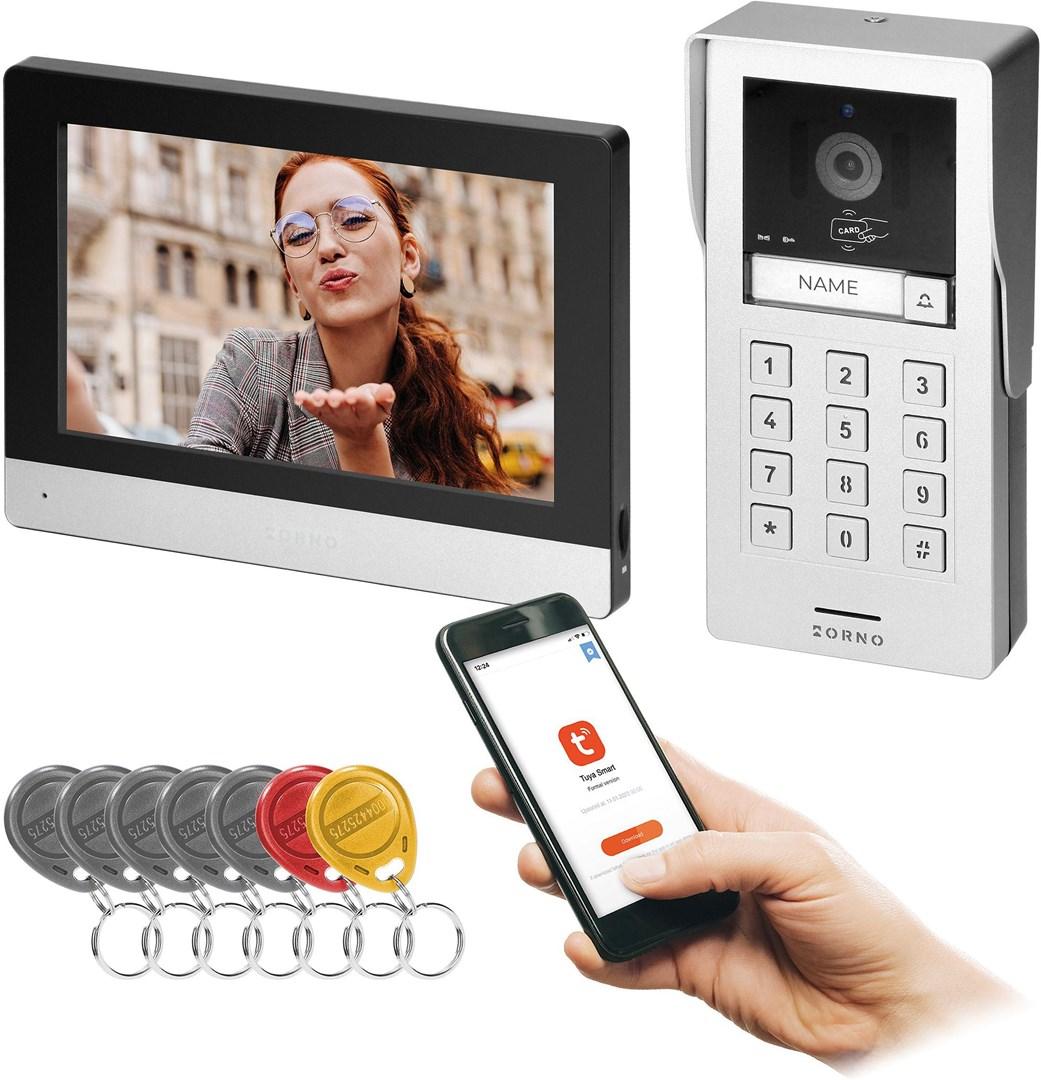 Video dørtelefon 2-leder ORNO OR-VID-MA-1080/B