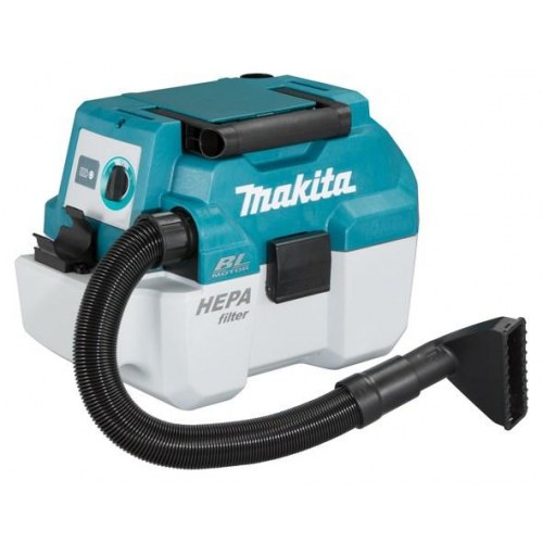 Industristøvsuger Makita DVC750LZX1 – våd/tør, 7,5 l, blå/hvid