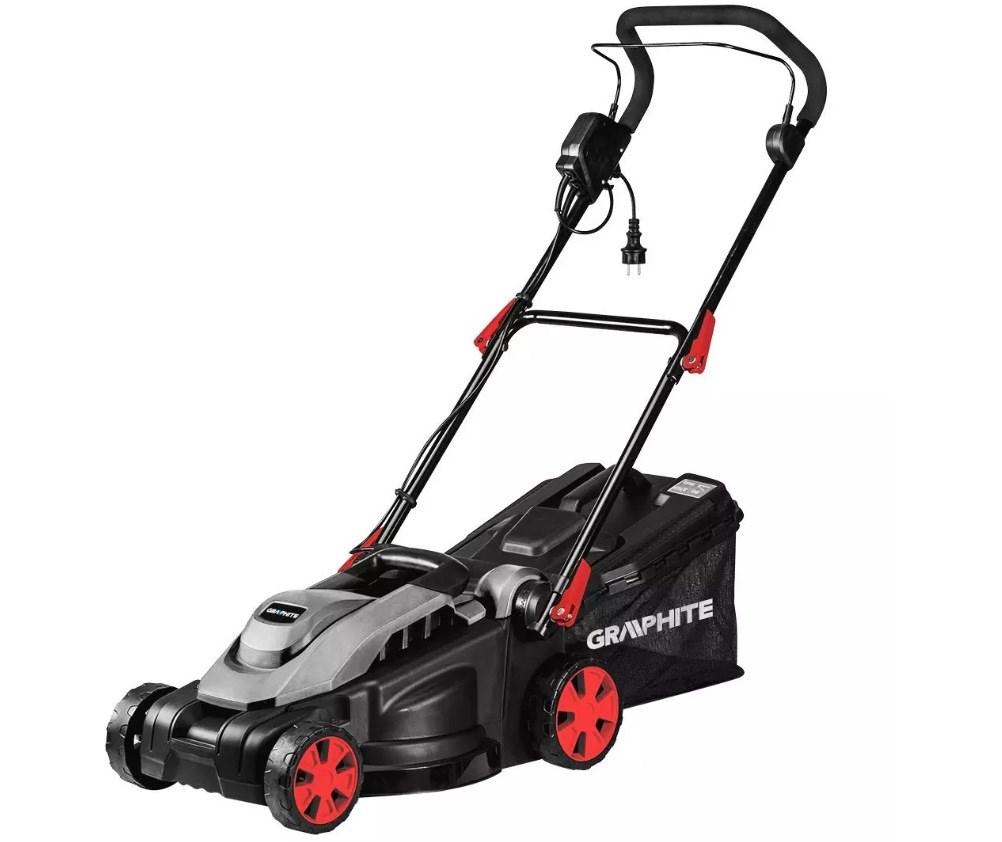 Elektrisk plæneklipper GRAPHITE 1500 W 36 cm klippebredde
