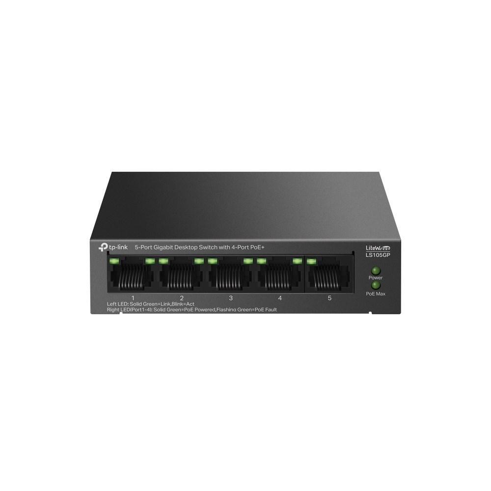 TP-Link LiteWave LS105GP V1 Switch 5-porte Gigabit Ethernet PoE+