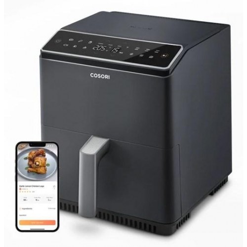 Airfryer COSORI Dual Blaze Pro - sort, 6,4 l