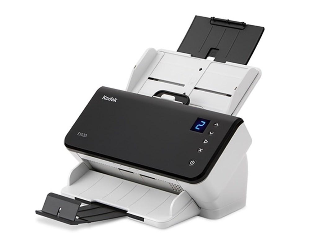 Dokumentscanner Kodak E1030 ADF, 600 × 600 dpi, A4, sort/hvid billede