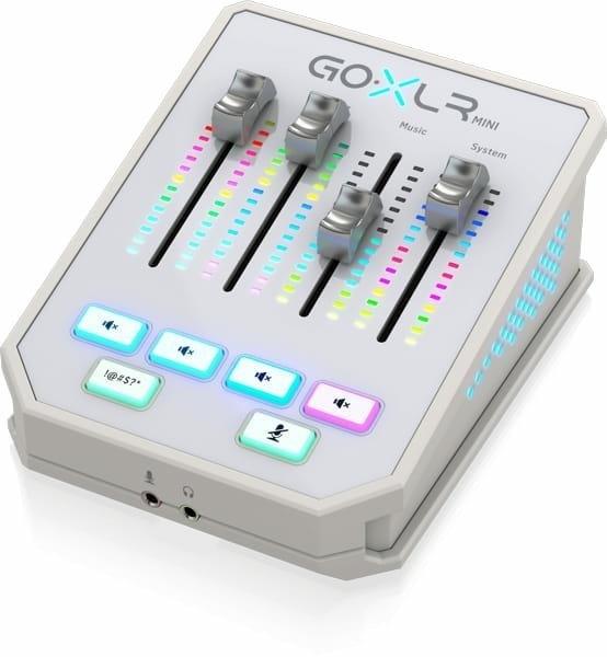 Mikserbord til streaming TC Helicon GO XLR Mini – hvid