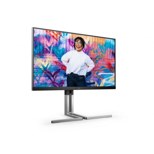 Skærm 27" AOC Q27U3CV – 2560 × 1440, IPS Quantum Dot, HDR400, USB‑C dok