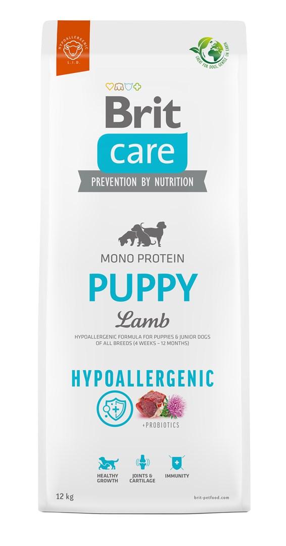 Hundefoder tørfoder Brit Care Hypoallergenic Puppy Lamb 12 kg