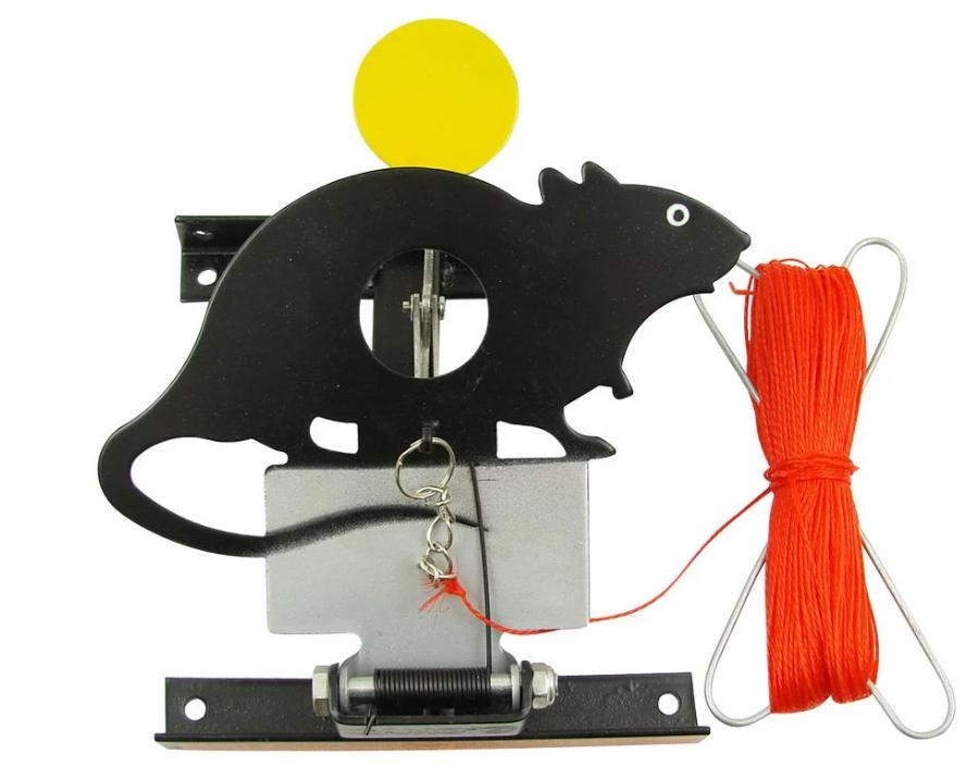 Skydeskive til luftgevær GAMO – rotte motiv, metal