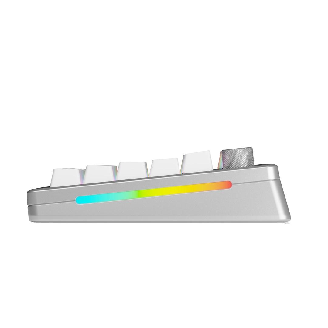 Gaming tastatur GLORIOUS GMMK 3 PRO 75% Wireless, sølv (US)