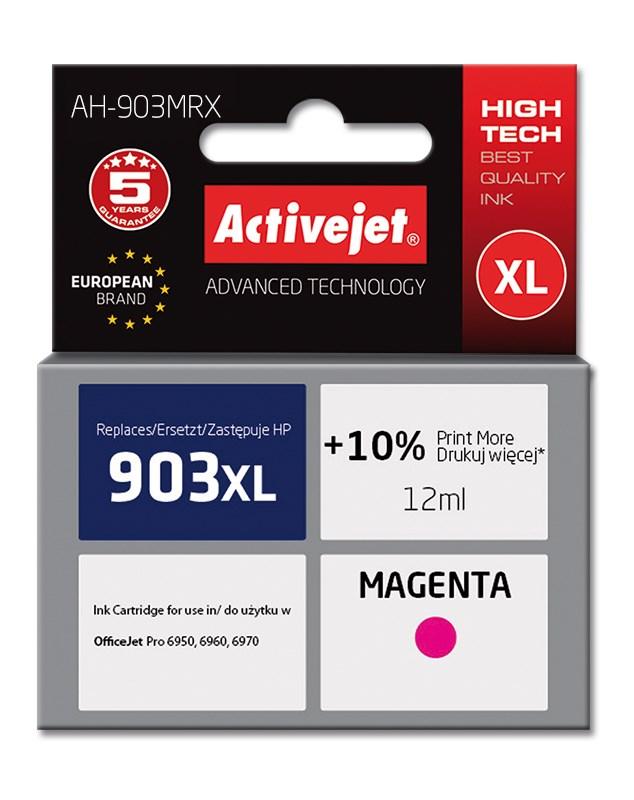 Blækpatron til HP 903XL – Activejet Premium, magenta, 12 ml (kompatibel) billede