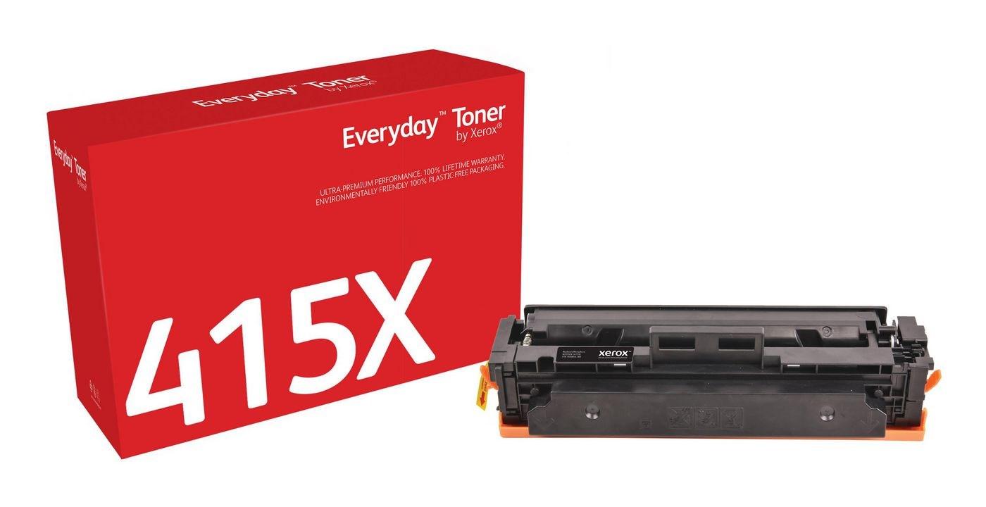 Toner sort til HP 415X - Xerox Everyday, høj kapacitet (W2030X) billede