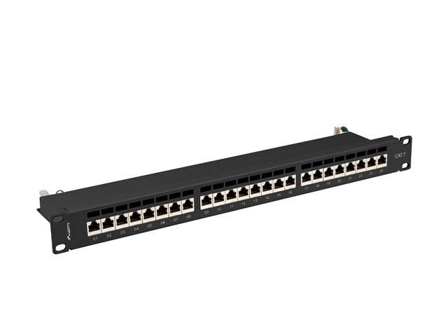 Patchpanel 24-port Cat7 1U - Lanberg billede
