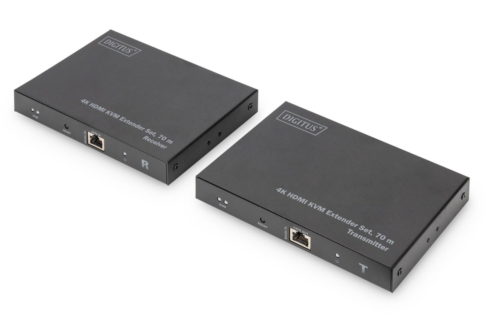 DIGITUS DS-55513 - transmitter and receiver - KVM / USB extender - HDMI
