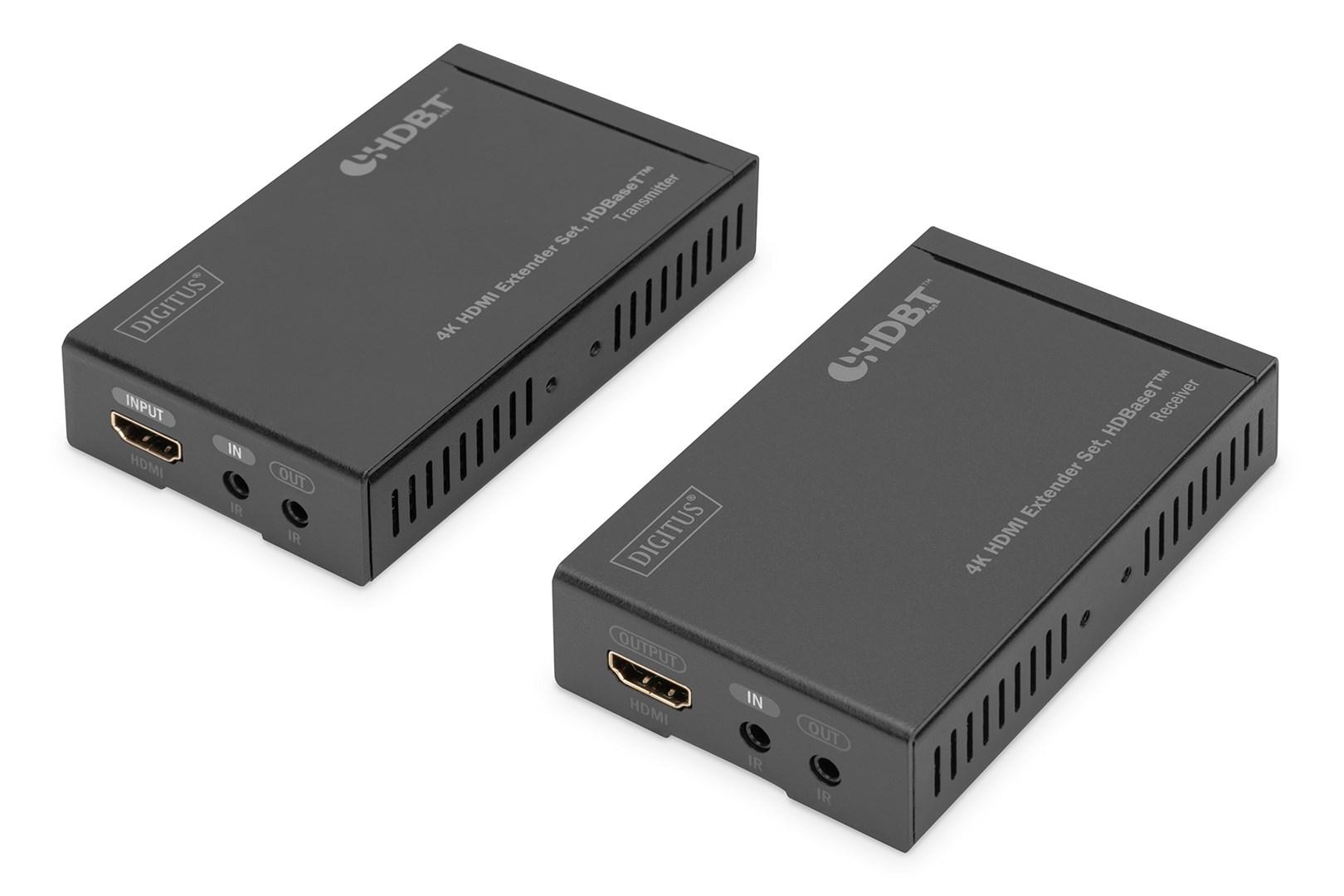 HDMI extender 4K - DIGITUS Professional HDBaseT sæt billede