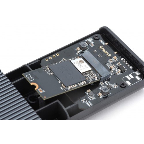 Eksternt M.2 NVMe SSD-kabinet USB 4.0 40 Gbit/s – DIGITUS, værktøjsfri, aluminium
