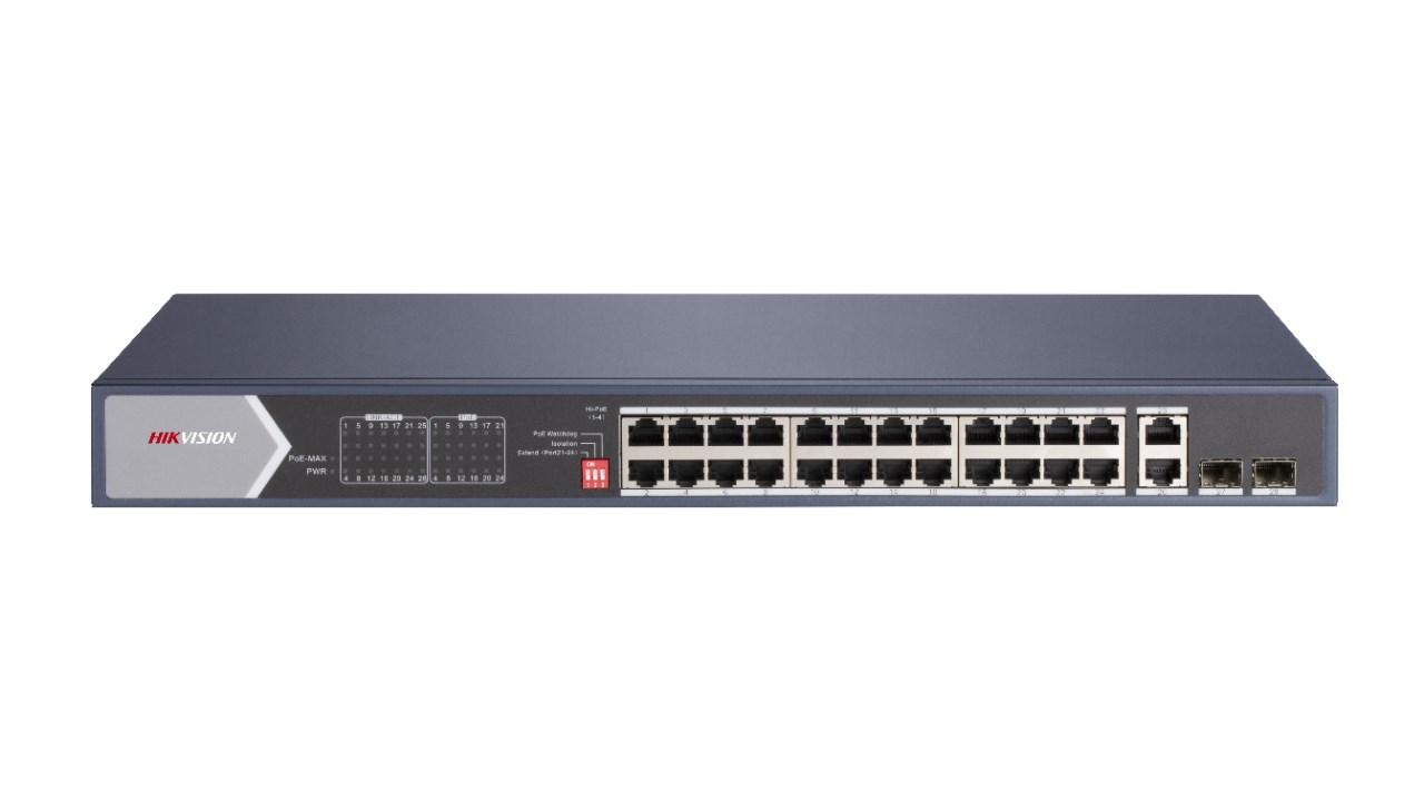 Hikvision Pro Series DS-3E0528HP-E Switch 28-porte Gigabit High PoE / PoE