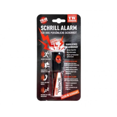 Personalarm Schrill TW 1000 Schrill-Alarm 110 dB