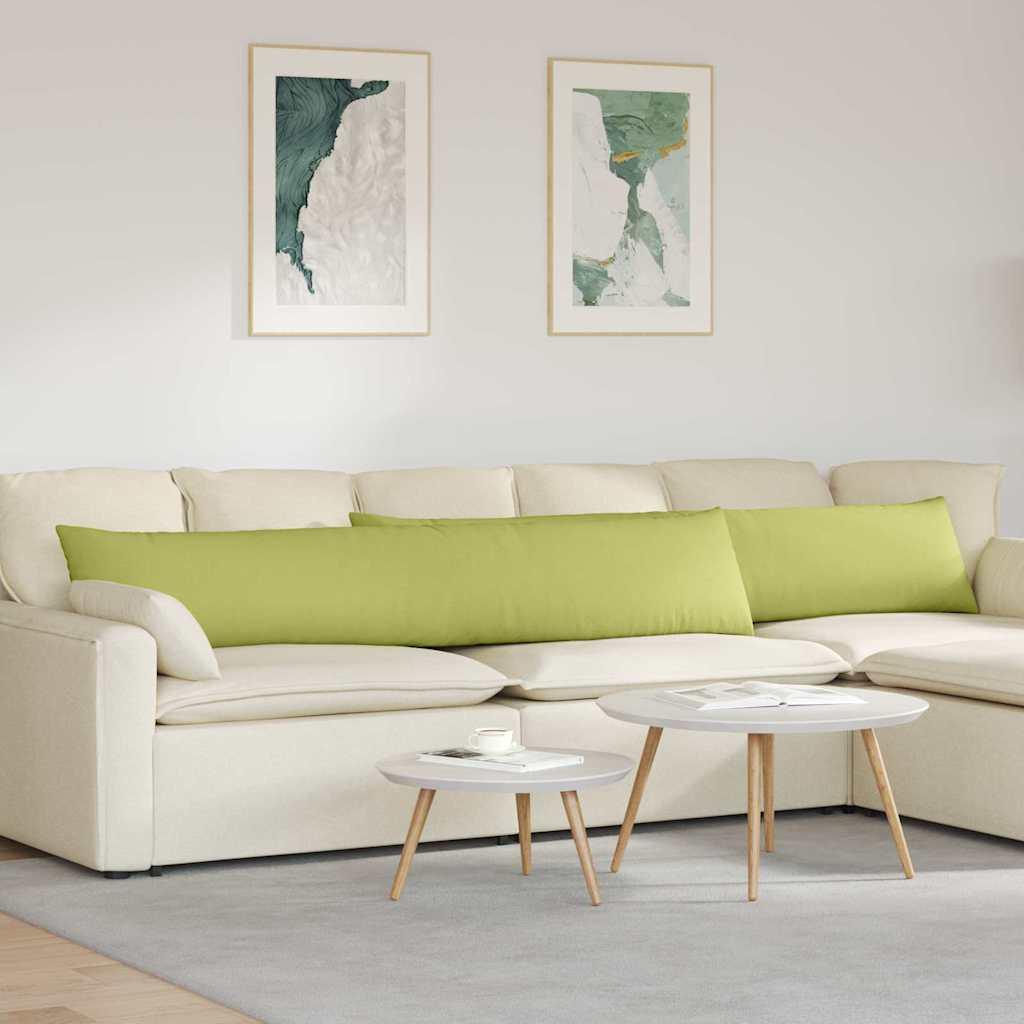 Sofapuder 2 Dele 60 X 40 Cm Stof - Lysegrøn / 40 x 200 cm