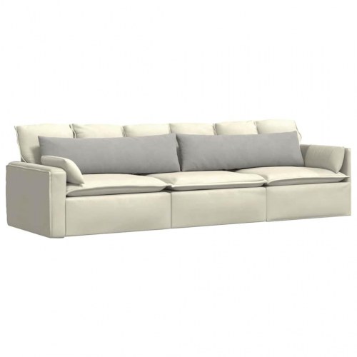 Sofa puder Lysegrå Stof