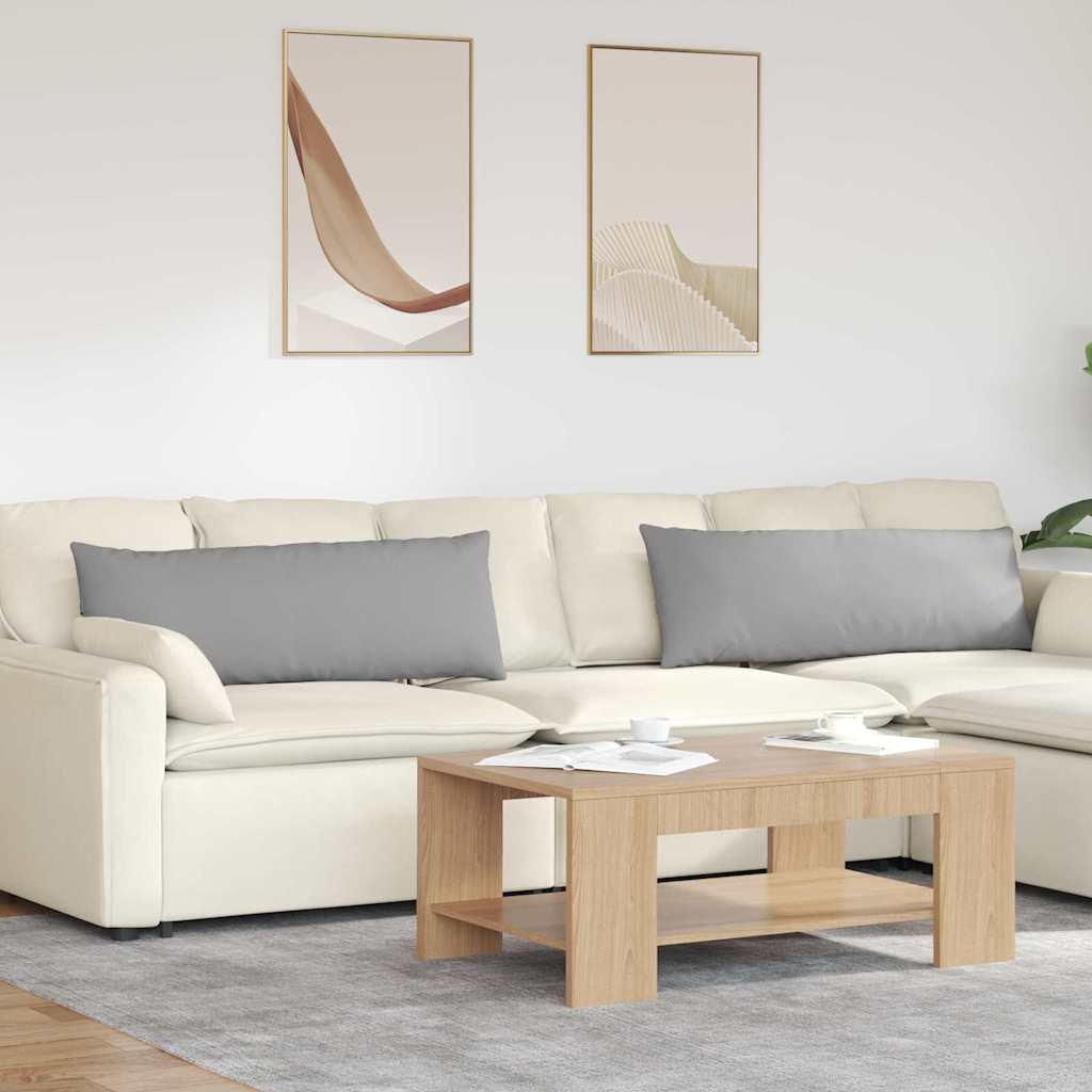 Sofapuder 2 Dele 60 X 40 Cm Stof - Sky grey / 40 x 120 cm