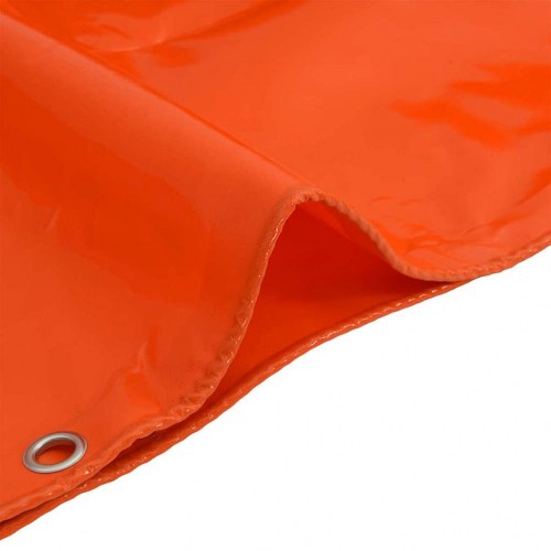 Presenning 650 g/m² - orange 2 × 3 m, lærred med PVC-belægning